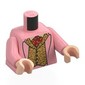 Torso, Jacket, Gold Vest, Dark Red Scarf print, Warm Pink Arms, Light Nougat Hands