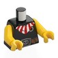 Torso, Yellow Arms and Hands with print