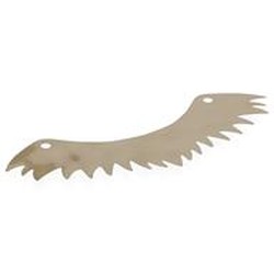 LEGO part 118860 Animal Body Part, Fur, Pointed Ends, 2 Holes in Sand Yellow/ Dark Tan