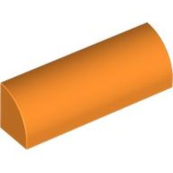 LEGO part 5849 Brick Curved 1 x 4 x 1 in Bright Orange/ Orange