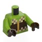 Torso, Lime Arms, Dark Brown Hands with print
