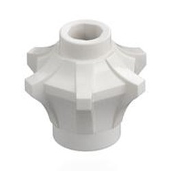 LEGO part 5686 Weapon Mace with Spikes in White