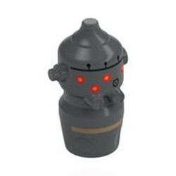 LEGO part upn9996pr0001 Droid Head, IG-11 with Red/Yellow 