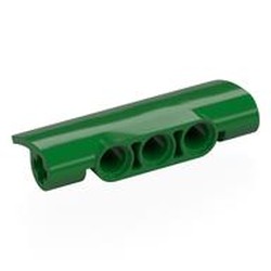 LEGO part 7101 Technic Panel Fairing 2 x 5 x 1 in Dark Green/ Green