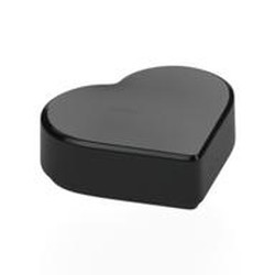 LEGO part 39739 Tile 1 x 1 Heart in Black
