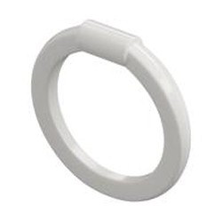 LEGO part 35485 Weapon Chakram / Hoop Blade / Ring in White