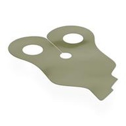 LEGO part 23786 Neckwear Cape, Pauldron, Angular [Plain] in Olive Green