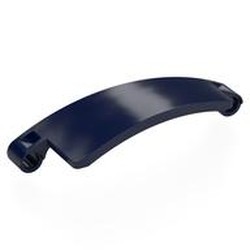 LEGO part 7656 Technic Panel Curved 3 x 9 x 2 Tapered, Right in Earth Blue/ Dark Blue