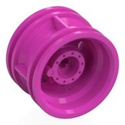 LEGO part 56145 Wheel 30.4 x 20 without Pinholes, with Reinforced Rim in Bright Purple/ Dark Pink