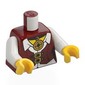 Torso, White Arms, Yellow Hands with print