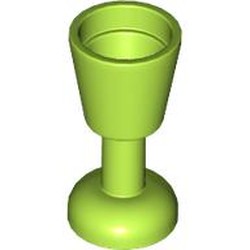 LEGO part 2343 Equipment Goblet / Glass in Bright Yellowish Green/ Lime