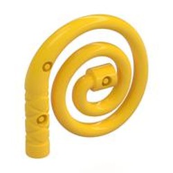 LEGO part 61975 Equipment Whip [Coiled] in Bright Yellow/ Yellow