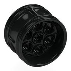 LEGO part 7655 Wheel 30 x 20 in Black