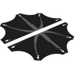LEGO part 1084101 Foil Sheet for Set 21595, Black Wings in None