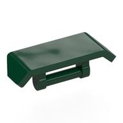 LEGO part 98834 Spoiler 2 x 4 with Handle [Plain] in Earth Green/ Dark Green