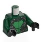 Torso, Dark Green Arms, Black Hands with print