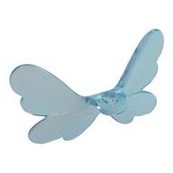 LEGO part 7872 Minidoll Neckwear Wings Fairy in Transparent Blue with Opalescence/ Satin Trans-Light Blue