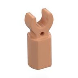 LEGO part 11090 Bar Holder with Clip in Nougat