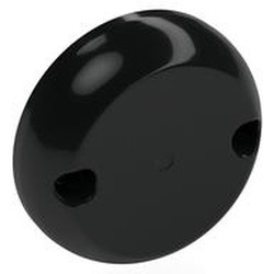 LEGO part 1974 Dome Hemisphere 7 x 7 with 2 Pin Holes [Plain] in Black