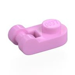 LEGO part 26047 Plate Special 1 x 1 Rounded with Handle in Light Purple/ Bright Pink