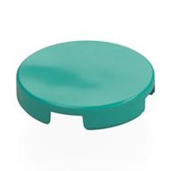 LEGO part 14769 Tile Round 2 x 2 with Bottom Stud Holder in Bright Bluish Green/ Dark Turquoise