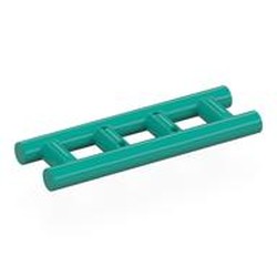 LEGO part 7307 Ladder 1 x 4 in Bright Bluish Green/ Dark Turquoise