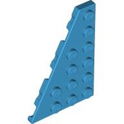 LEGO part 48208 Wedge Plate 6 x 4 Left in Dark Azure