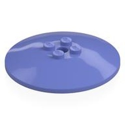 LEGO part 44375b Dish 6 x 6 Inverted (Radar) with Solid Studs in Blue Violet