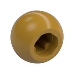 LEGO part 32474 Technic Ball Joint in Warm Gold/ Pearl Gold