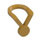 Minifig Neckwear Ribbon with Medal Gold, White circle with 'LIT'