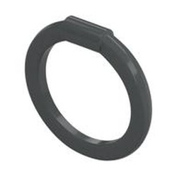 LEGO part 35485 Weapon Chakram / Hoop Blade / Ring in Dark Stone Grey / Dark Bluish Gray