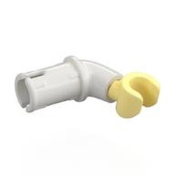 LEGO part 67906c07 Arm, with Pin, Bright Light Yellow Hand in White