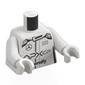 Torso, Race Suit, Mercedes Logo, 'intensify', 'APXGP' print, White Arms and Hands