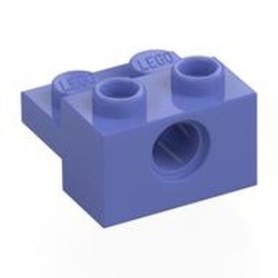 LEGO part 73109 Technic Brick Special 1 x 2 with Pin Hole and 1 x 2 Plate in Blue Violet
