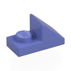 LEGO part 15672 Brick Sloped 45° 2 x 1 with 2/3 Cutout [New Version] in Blue Violet