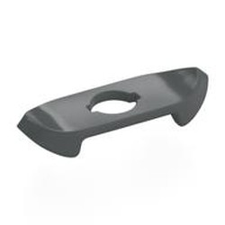 LEGO part 41637 Minifig Neckwear Armor Shoulder Pads in Dark Stone Grey / Dark Bluish Gray