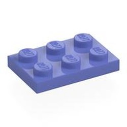 LEGO part 3021 Plate 2 x 3 in Blue Violet