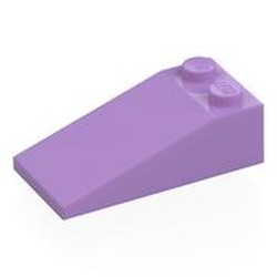 LEGO part 30363 Brick Sloped 18° 4 x 2 in Medium Lavender