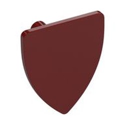 LEGO part 3846 Shield Triangular in Dark Red
