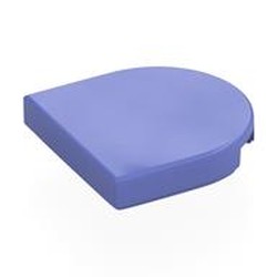 LEGO part 5520 Tile Round 2 x 2 Half Circle in Blue Violet