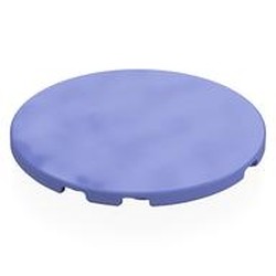 LEGO part 7212 Tile Round 6 x 6 in Blue Violet