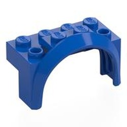 LEGO part 3387 Wheel Arch, Mudguard 4 x 2 x 2 1/2 in Bright Blue/ Blue