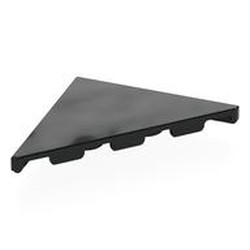 LEGO part 7975 Tile 45° Cut 4 x 4 (Triangle) in Black