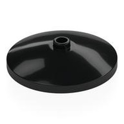 LEGO part 35394 Dish 4 x 4 Inverted with Open Stud [Radar] in Black