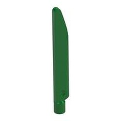 LEGO part 3885 Weapon Sword Blade, Darksaber in Dark Green/ Green