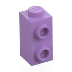 LEGO part 32952 Brick Special 1 x 1 x 1 2/3 with Studs on 1 Side in Medium Lavender