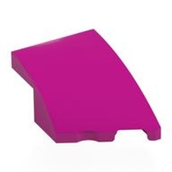 LEGO part 80178 Brick Wedged, Curved 3 x 2 with Stud Notch Right in Bright Reddish Violet/ Magenta