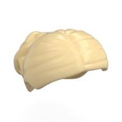 LEGO part 13251 Hair Elaborate Knot Bun in Brick Yellow/ Tan
