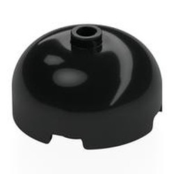 LEGO part 49308 Brick Round 3 x 3 Dome with Center Stud in Black