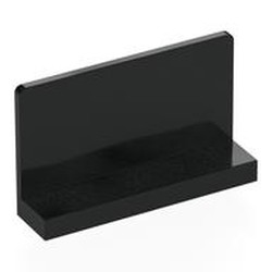 LEGO part 8012 Panel 1 x 4 x 2, No Studs in Black
